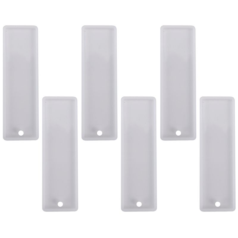 Silicone Epoxy Resin Molds Set - ABJN-6 pièces/ensemble, moule en silicone rectangulaire