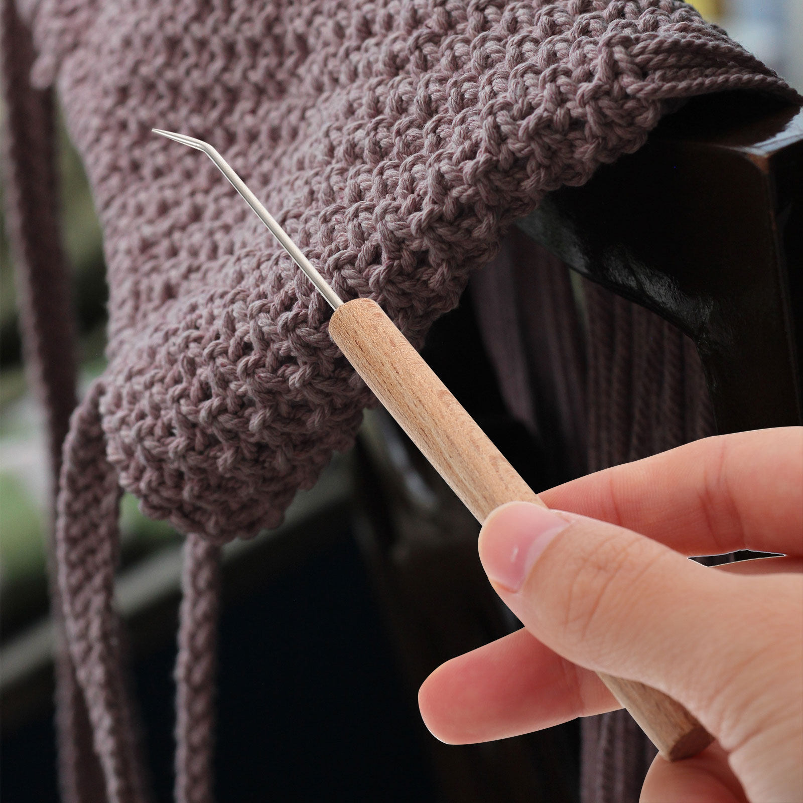 1 pièce : crochets à crochet a - Wooden Crochet Hooks Ergonomic Handle avis et prix