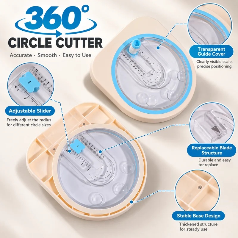 360 °   Coupe-papier circulair - Scrapbooking avis et prix