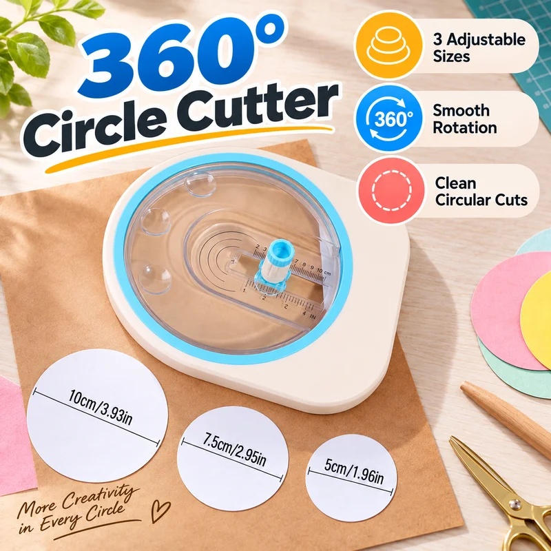 360 °   Coupe-papier circulair - Scrapbooking avis et prix